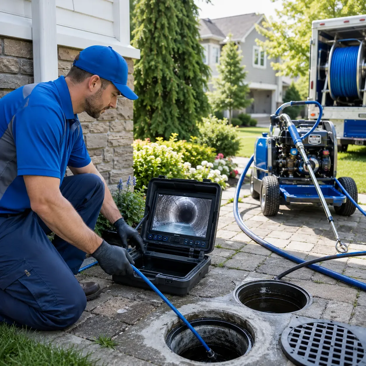 Outdoor drain cleaning professionals serving Kinsman, IL